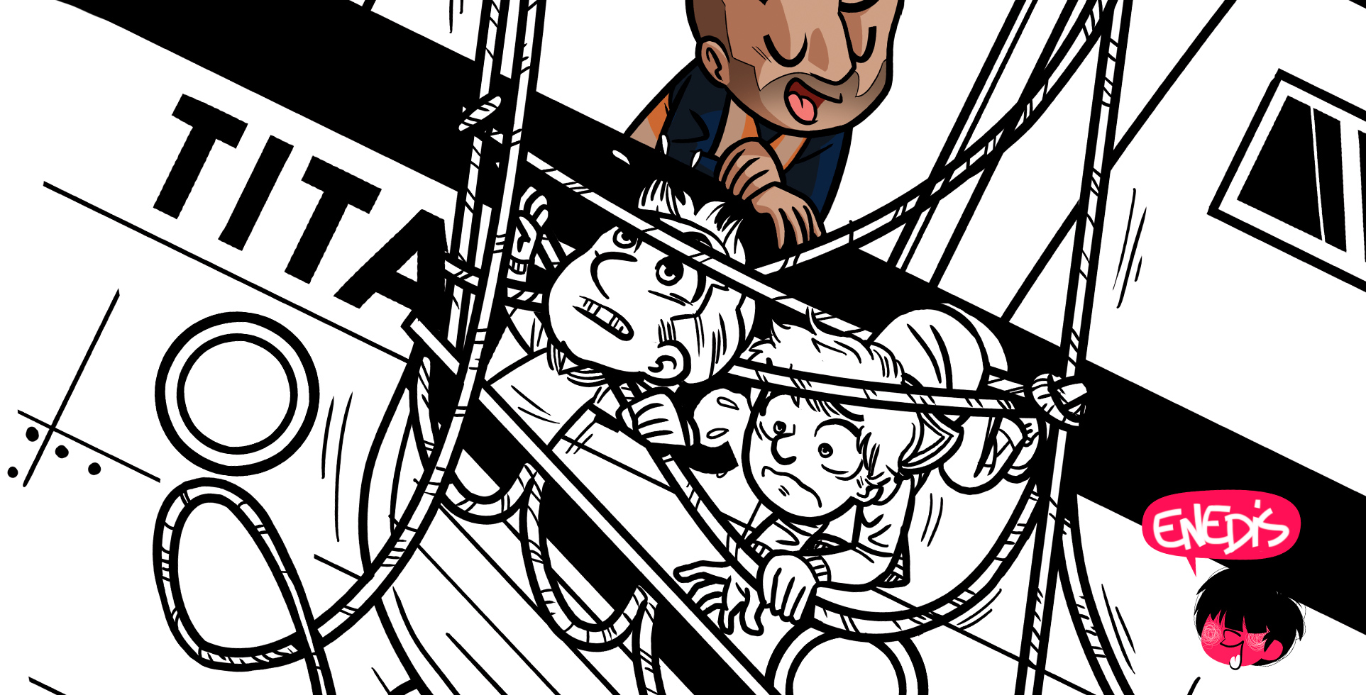 enedis-mascotte-illustration-Mouk-gaetan le cose-illustrateur-brest-brestois