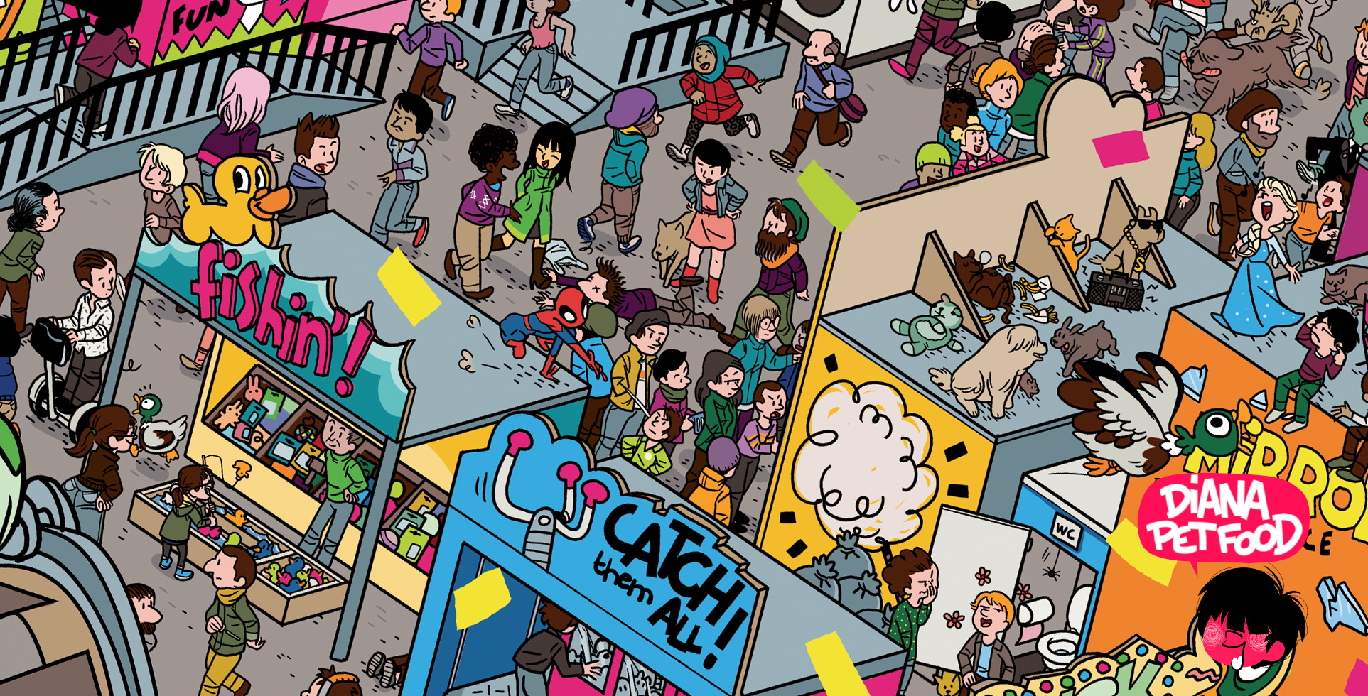 diana petfood-gaetan le cose-mouk-illustrateur-illustration-brest-brestois